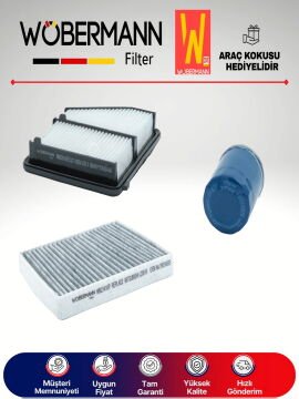 Wöbermann Honda Civic 1.6 FC5 Filtre Bakım Seti 2017-2020 3KP
