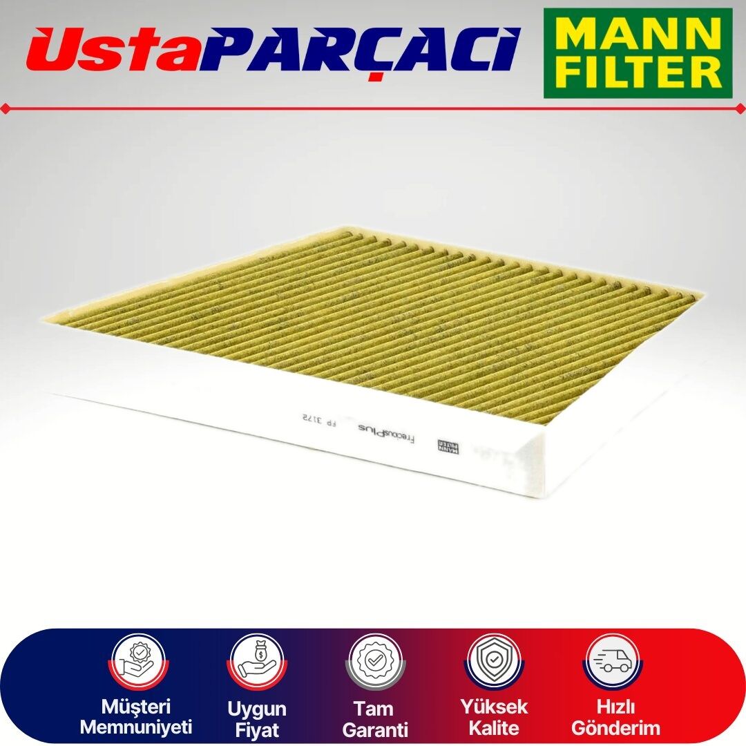 Mann-Filter Anti-Alerjen Karbonlu Polen Filtresi FP3172 2118300018