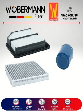 Wöbermann Honda Civic 1.6 FD6 Filtre Bakım Seti 2007-2012 3KP