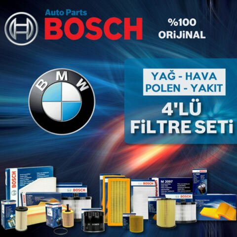 Bosch BMW 3 Serisi 3.18 E46 Filtre Bakım Seti 2003-2005 4NP