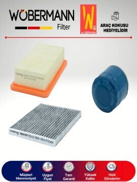 Wöbermann Hyundai Accent Era 1.4 Benzin Filtre Bakım Seti 2006-2012 3KP