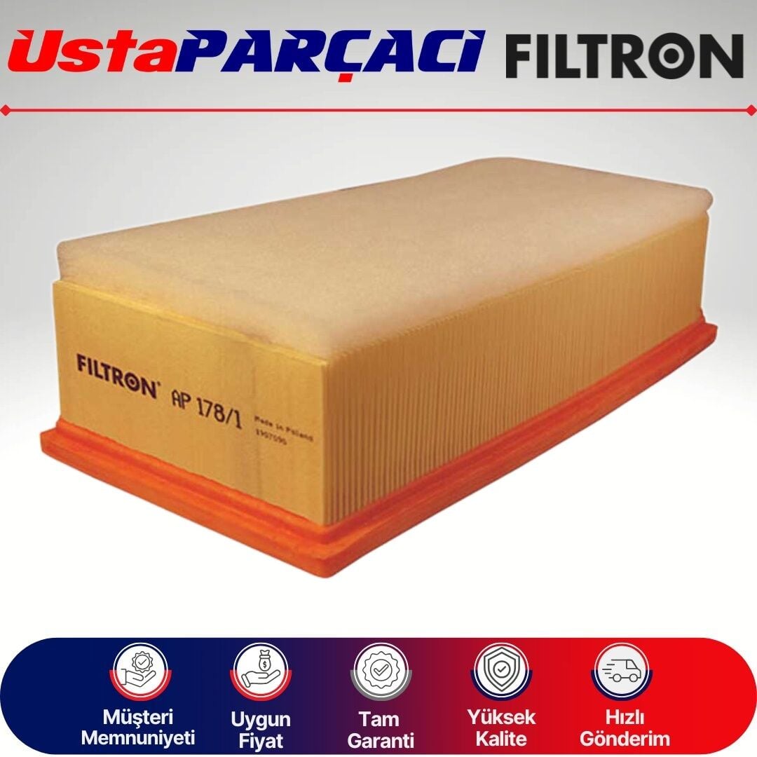 Filtron Toyota Avensis 2.0 D-4D Dizel Hava Filtresi 2006-2009 AP178/1 17801-0R010