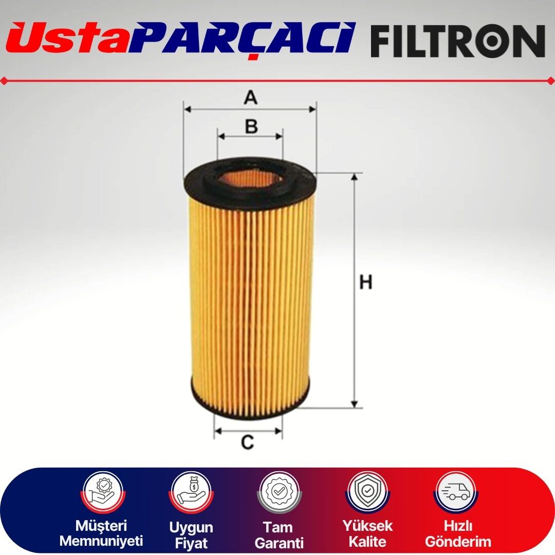 Filtron Seat Leon 2.0 Tfsi Yağ Filtresi 2006-2011 OE671/3 06D115562