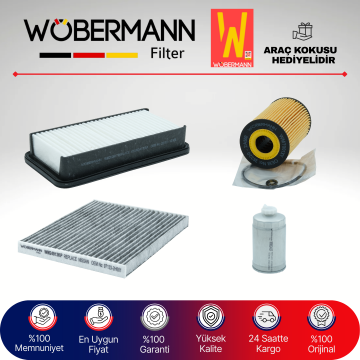 Wöbermann Hyundai Accent Era 1.5 Crdi Filtre Bakım Seti 2006-2012 4KP