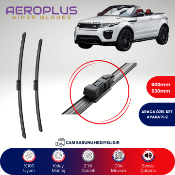 Aeroplus Range Rover Evoque Cabrio 2016-2020 Muz Silecek Takımı