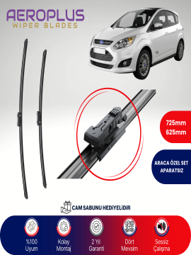 Aeroplus Ford Grand C-Max 2010-2019 Muz Silecek Takımı