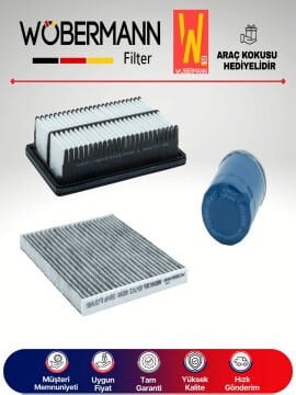 Wöbermann Hyundai i20 1.2 Benzin Filtre Bakım Seti 2015-2018 3KP