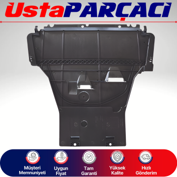 Renault Fluence Motor Alt Koruması Karter Muhafazası Karter Koruma Plastiği
