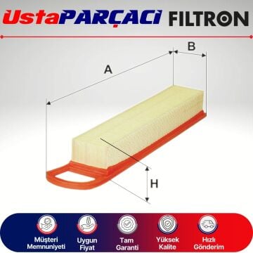 Filtron Citroen C3 Picasso 1.4 Benzinli Hava Filtresi 2010-2011 AP058/8 13717534825