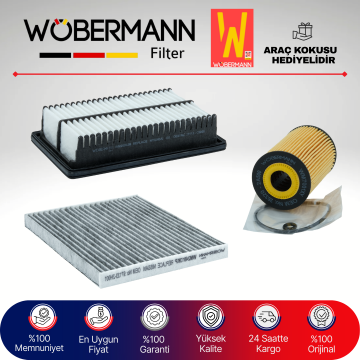 Wöbermann Hyundai i20 1.4 Crdi Filtre Bakım Seti 2015-2018 3KP