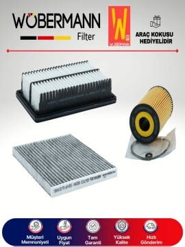 Wöbermann Hyundai i20 1.4 Crdi Filtre Bakım Seti 2015-2018 3KP