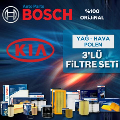 Bosch Kia Sportage 2.0 Crdi Filtre Bakım Seti 2008-2010 3NP