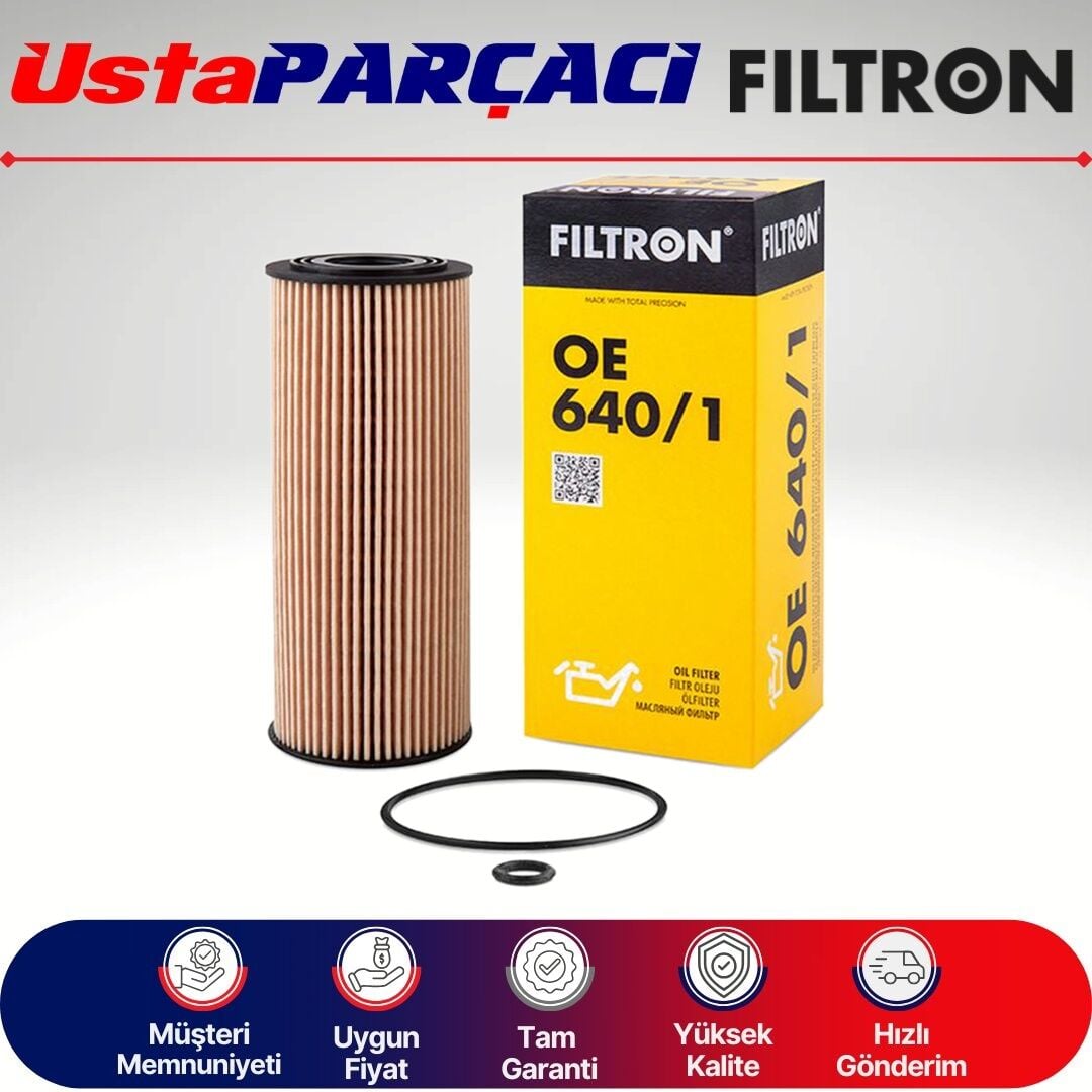 Filtron Seat Toledo 1.9 Tdi Dizel Yağ Filtresi 2000-2006 OE640/1 74115562