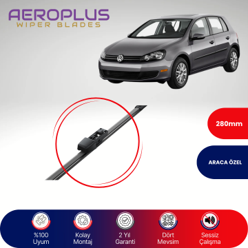 Aeroplus VW Golf 6 2008-2012 Arka Silecek
