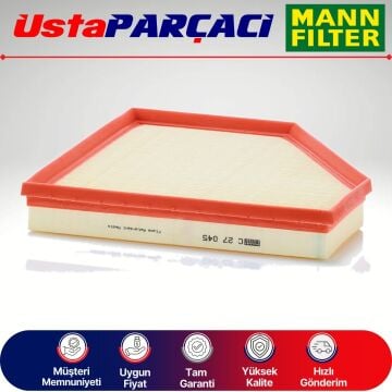 Mann-Filter BMW 4 Serisi F32 4.30İ Benzinli Hava Filtresi 2016-2018 C27045 13718605164