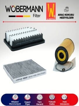 Wöbermann Kia Rio 1.4 Crdi Filtre Bakım Seti 2011-2017 3KP