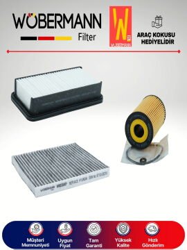 Wöbermann Kia Rio 1.5 Crdi Filtre Bakım Seti 2005-2011 3KP
