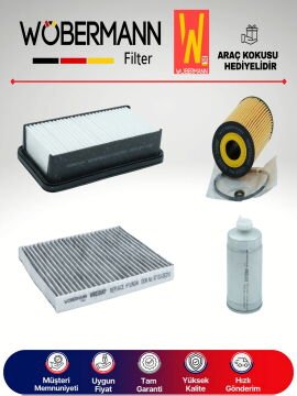 Wöbermann Kia Rio 1.5 Crdi Filtre Bakım Seti 2005-2011 4KP