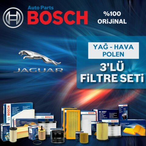 Bosch Jaguar X-Type 2.0 D Filtre Bakım Seti 2004-2009 3NP