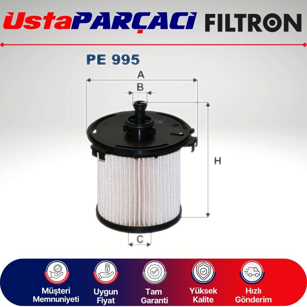 Filtron Yakıt Filtresi PE995 CC119176BA