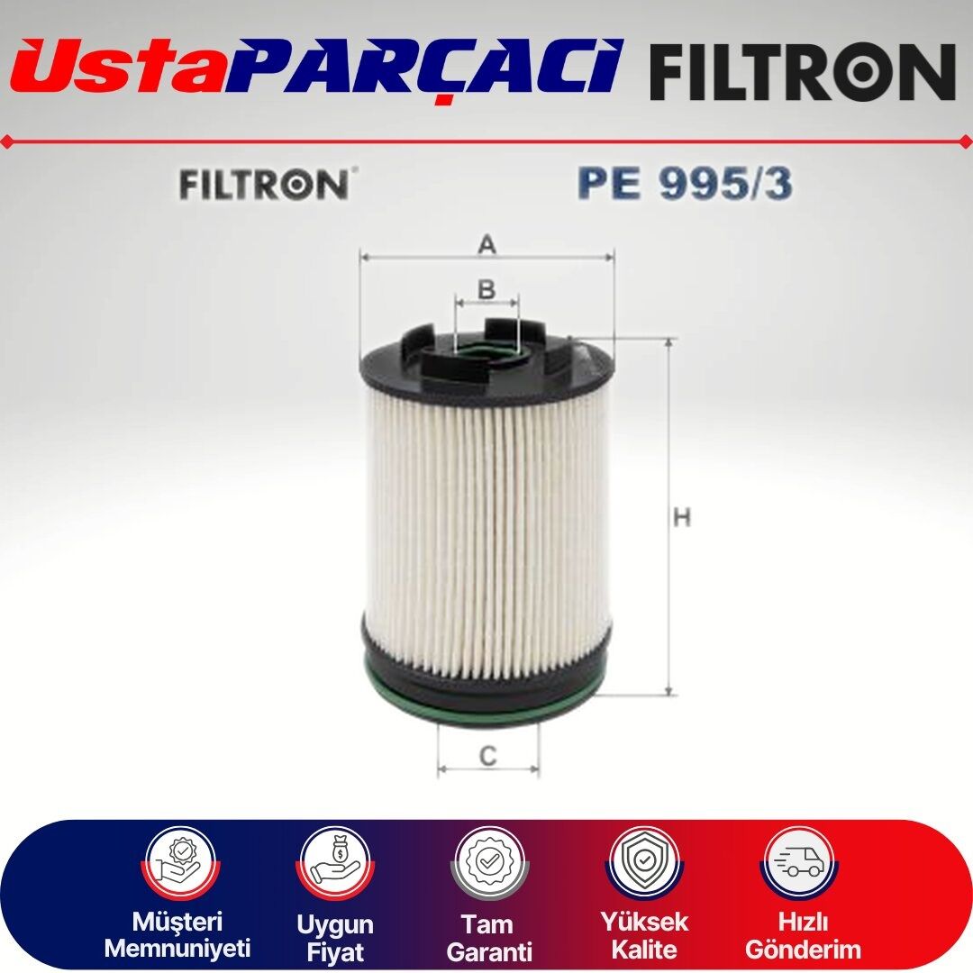 Filtron Yakıt Filtresi PE995/3 JB3Z9365C