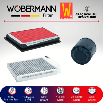 Wöbermann Nissan Note 1.6 E11 Filtre Bakım Seti 2006-2013 3KP