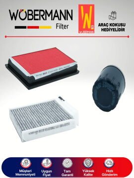 Wöbermann Nissan Note 1.6 E11 Filtre Bakım Seti 2006-2013 3KP