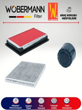 Wöbermann Nissan Qashqai 1.5 Dci Filtre Bakım Seti 2007-2013 3KP