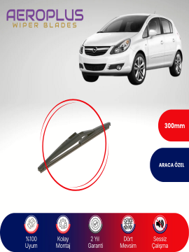 Aeroplus Opel Corsa D 2006-2014 Arka Silecek