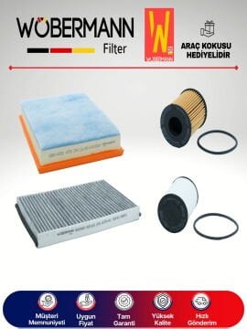 Wöbermann Opel Astra H 1.3 Cdti Filtre Bakım Seti 2005-2013 4KP