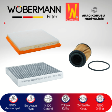 Wöbermann Opel Astra J 1.3 Cdti Filtre Bakım Seti 2009-2015 3KP