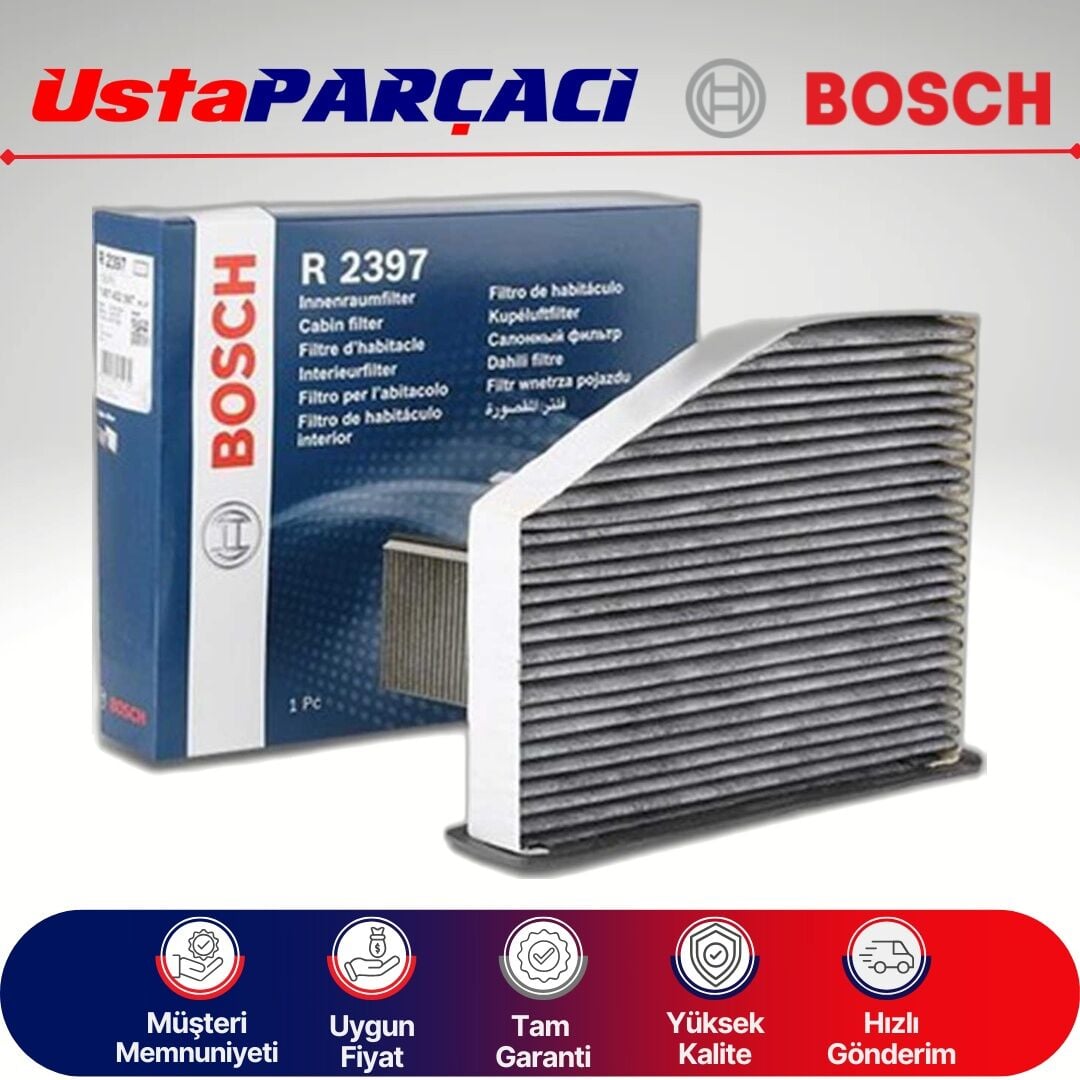 Bosch VW Jetta Karbonlu Polen Filtresi 2011-2017 1987432397