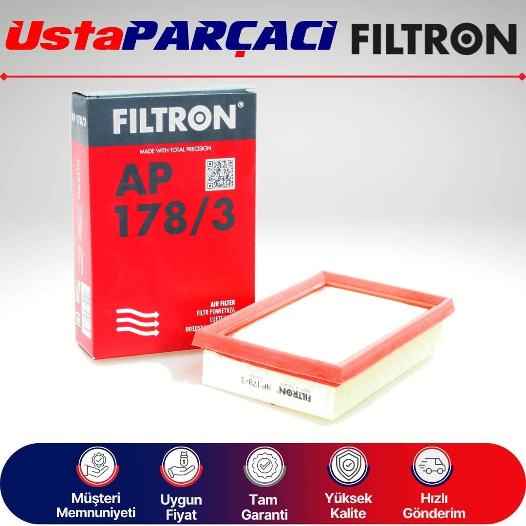 Filtron Toyota Yaris 1.0 Benzinli Hava Filtresi 2015-2019 AP178/3 1612496780