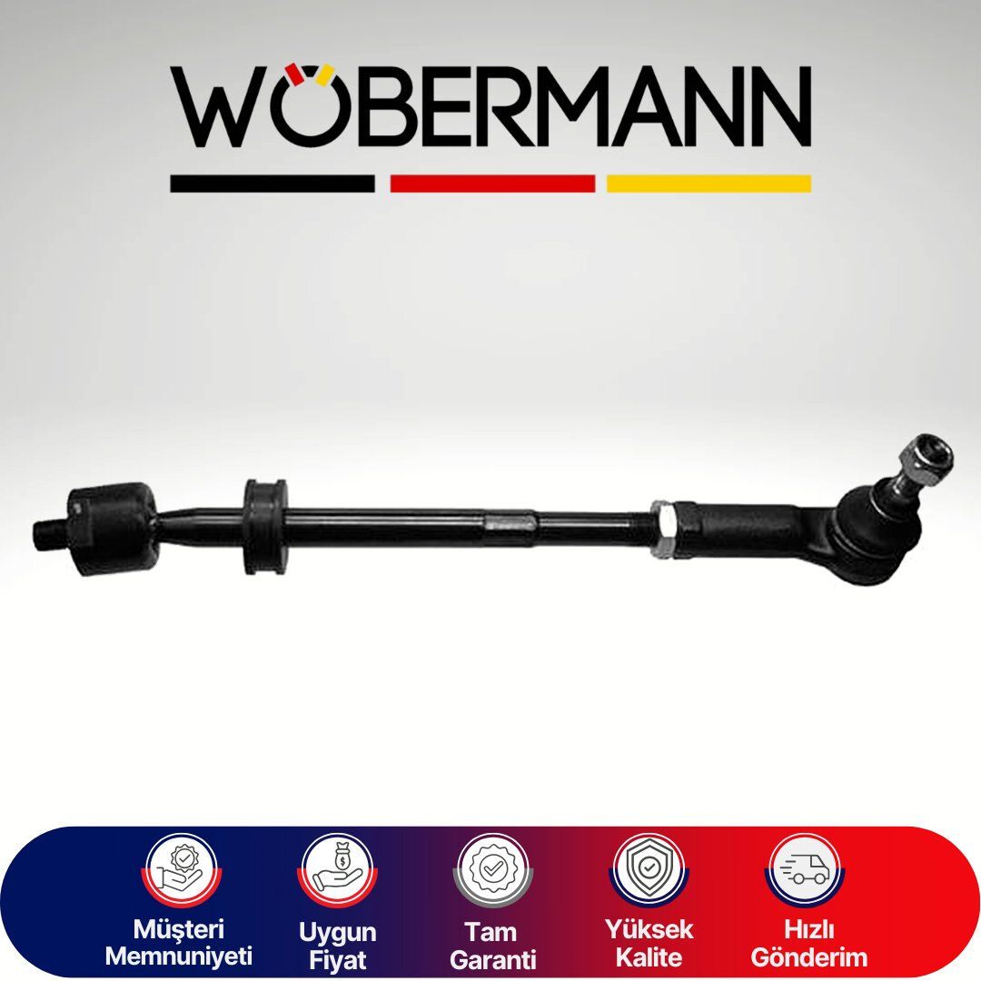 Wöbermann VW Transporter T4-1990-2003-VW-Eurovan T4-1990-2003 Rot Takımı Ön Sağ 701419804C
