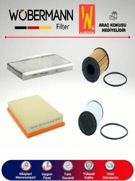 Wöbermann Opel Corsa C 1.3 Cdti Filtre Bakım Seti 2004-2007 4KP