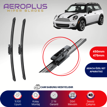 Aeroplus Mini Clubman 2012-2014 Muz Silecek Takımı