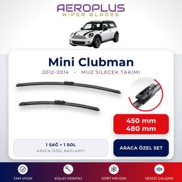 Aeroplus Mini Clubman 2012-2014 Muz Silecek Takımı