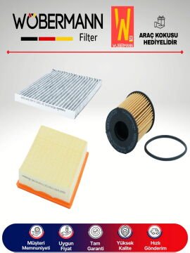 Wöbermann Opel Corsa D 1.3 Cdti Filtre Bakım Seti 2007-2010 3KP