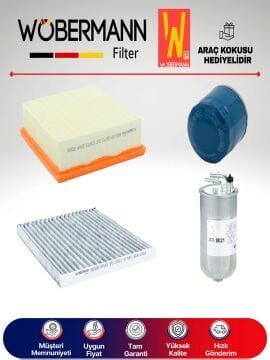 Wöbermann Opel Corsa D 1.3 Cdti Filtre Bakım Seti 2011-2015 4KP