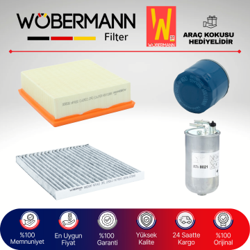 Wöbermann Opel Corsa D 1.3 Cdti Filtre Bakım Seti 2011-2015 4KP