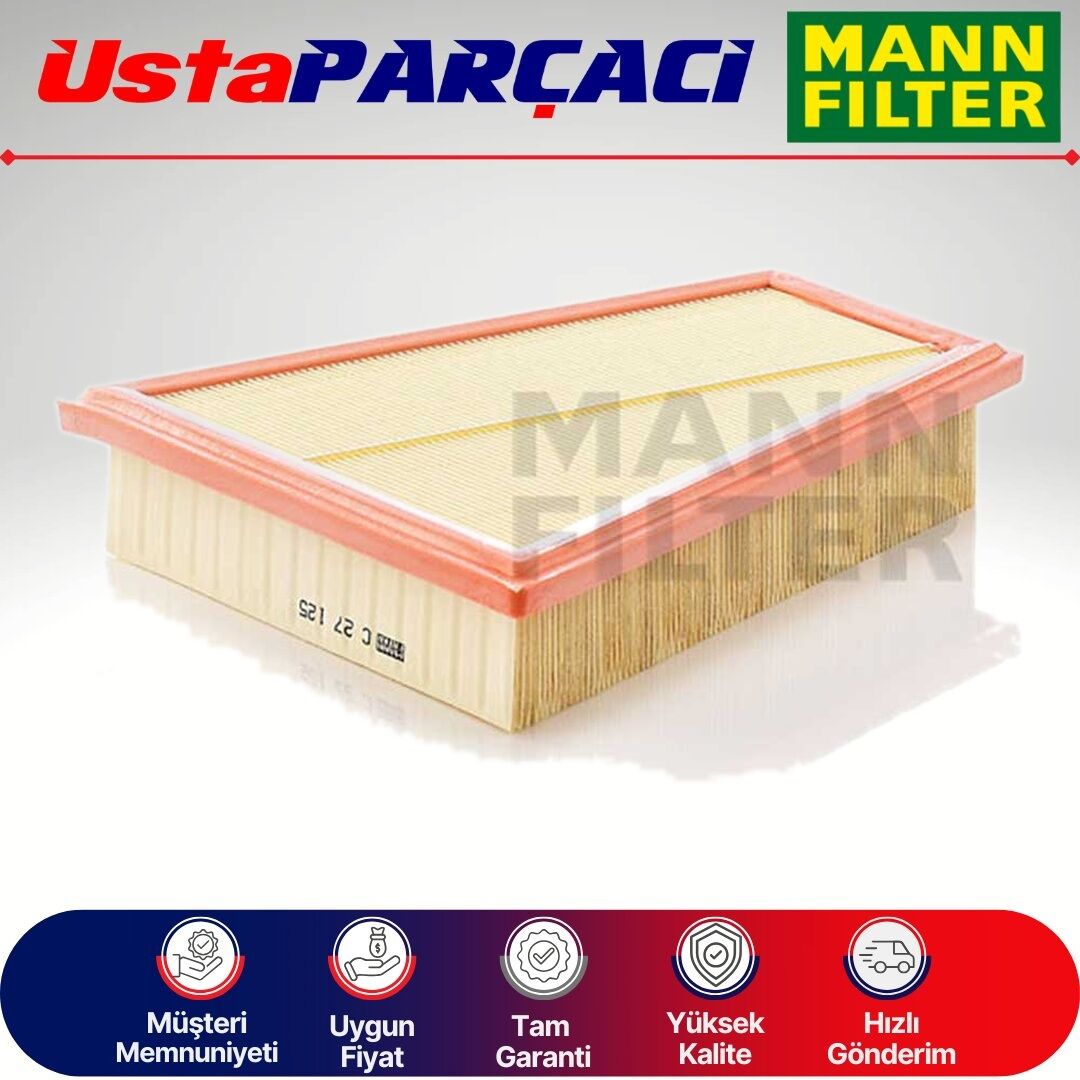 Mann-Filter BMW 5 Serisi F10 5.20İ Benzinli Hava Filtresi 2012-2016 C27125 13717582908