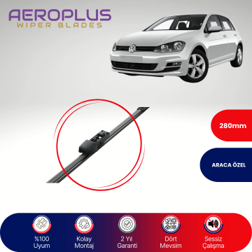 Aeroplus VW Golf 7 2012-2017 Arka Silecek