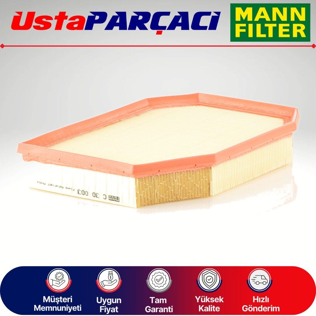 Mann-Filter BMW 5 Serisi F10 5.28İ 3.0 Benzinli Hava Filtresi 2011-2012 C30003 13717590597