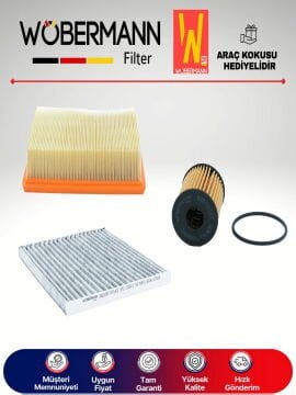 Wöbermann Opel Corsa E 1.3 Cdti Filtre Bakım Seti 2015-2018 3KP