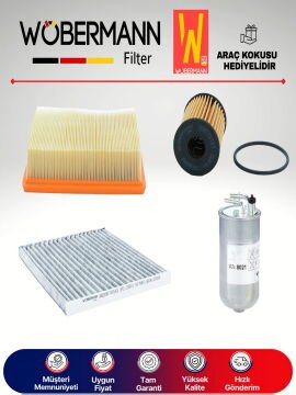 Wöbermann Opel Corsa E 1.3 Cdti Filtre Bakım Seti 2015-2018 4KP