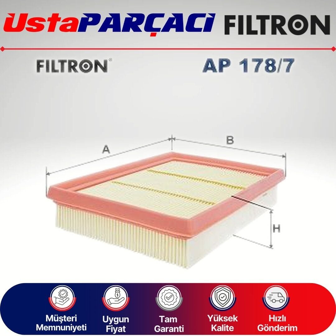 Filtron Toyota Yaris Cross 1.5 Benzinli Hava Filtresi 2022-2024 AP178/7 17801-K0020