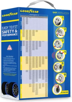Goodyear Kar Çorabı Snow Socks 3D XS Beden