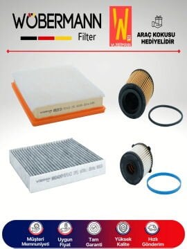 Wöbermann Opel Insignia 2.0 Cdti Filtre Bakım Seti 2008-2015 4KP