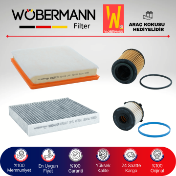 Wöbermann Opel Insignia 2.0 Cdti Filtre Bakım Seti 2008-2015 4KP