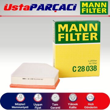 Mann-Filter BMW 6 Serisi Gt G32 6.30İ Benzinli Hava Filtresi 2017-2024 C28038 13718577171